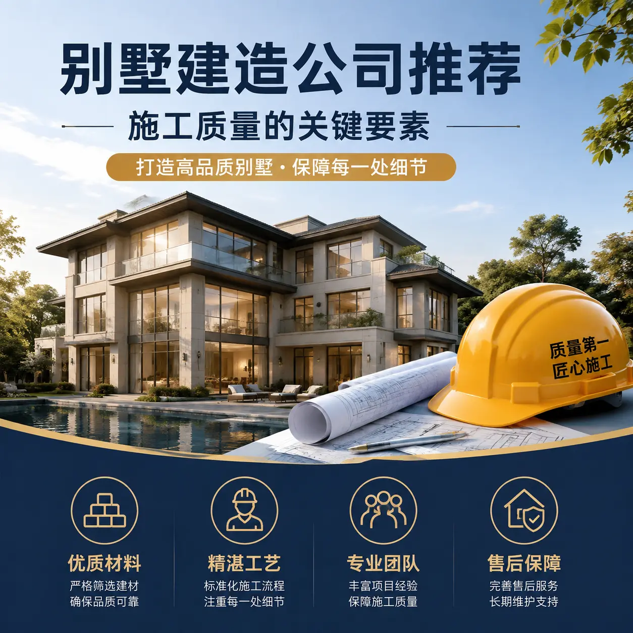 别墅建造公司推荐: 龙里 施工质量的关键要素