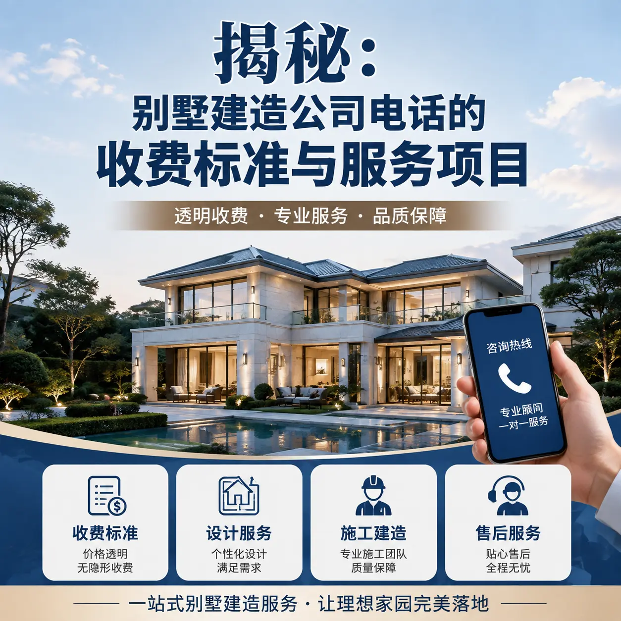 揭秘:龙里别墅建造公司电话的收费标准与服务项目