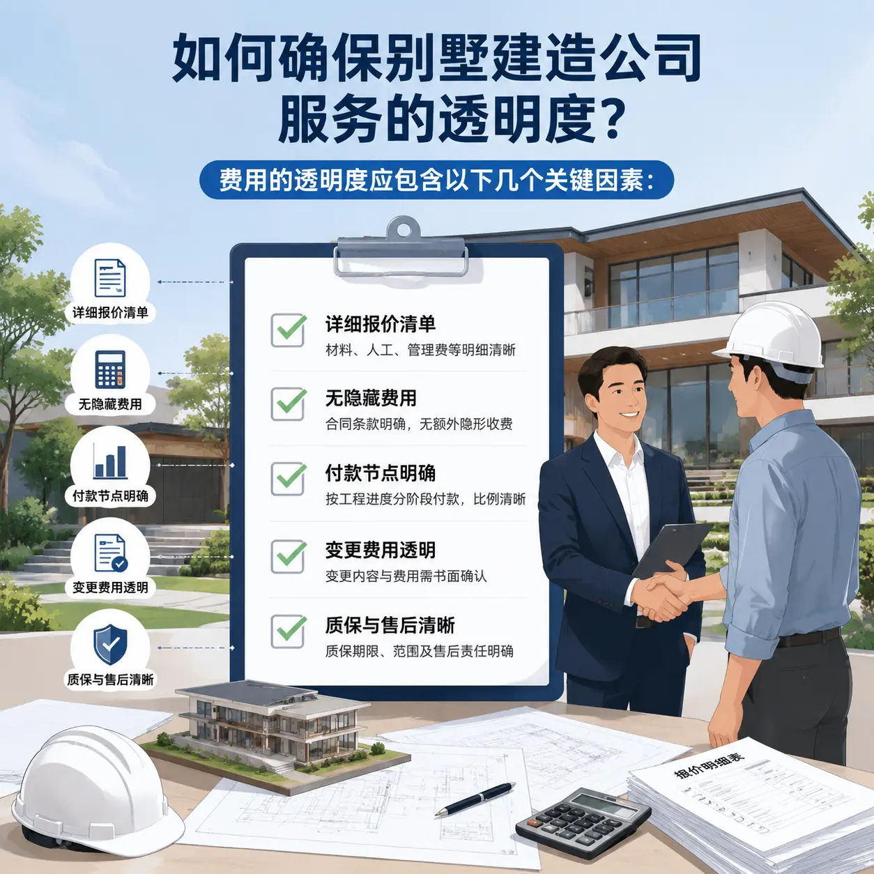 在 龙里 如何确保别墅建造公司服务的透明度？
