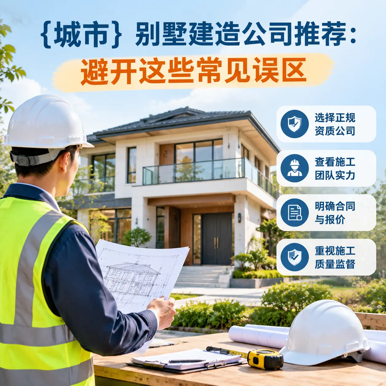 龙里 别墅建造公司推荐：避开这些常见误区