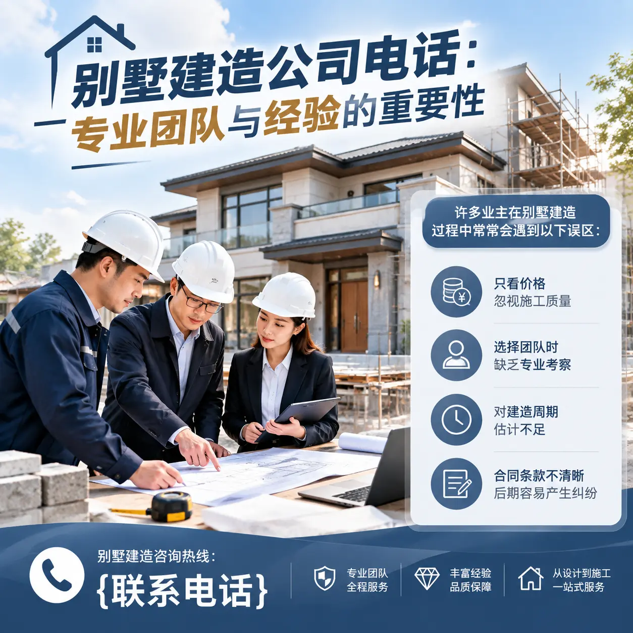 龙里别墅建造公司电话:专业团队与经验的重要性