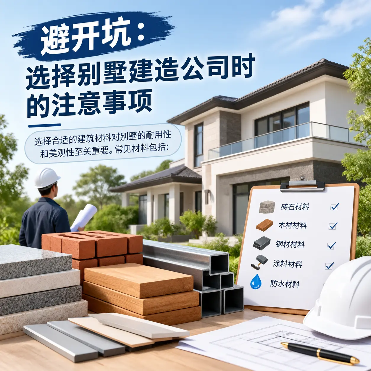 避开坑:选择 龙里 别墅建造公司时的注意事项