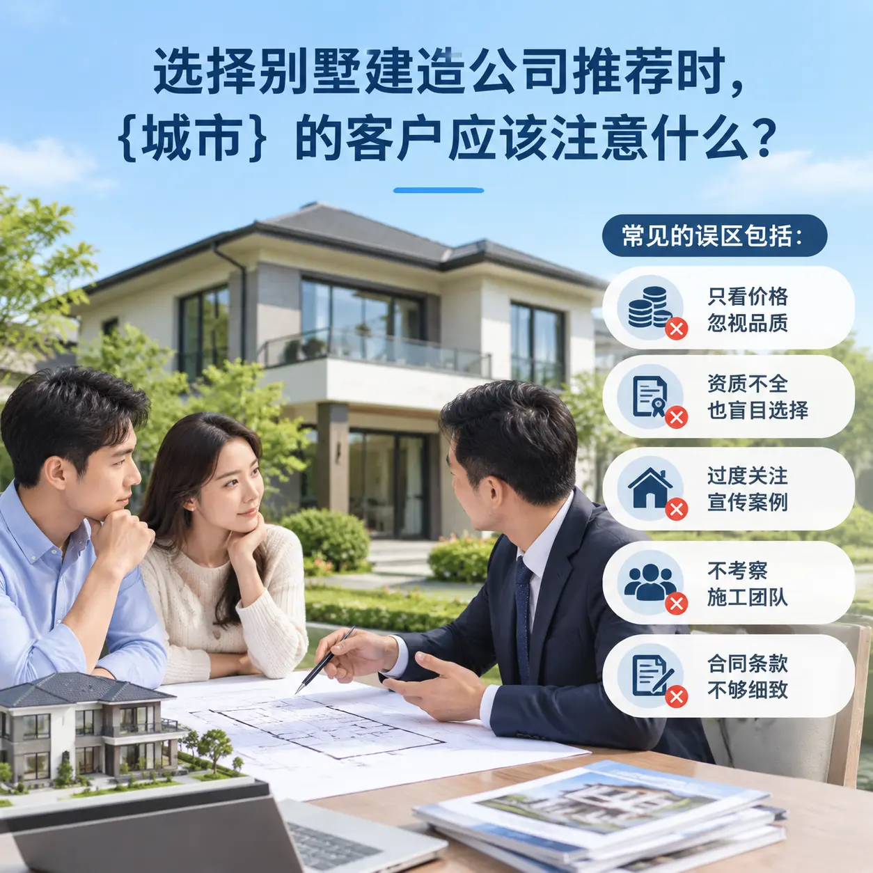 选择别墅建造公司推荐时，龙里 的客户应该注意什么？