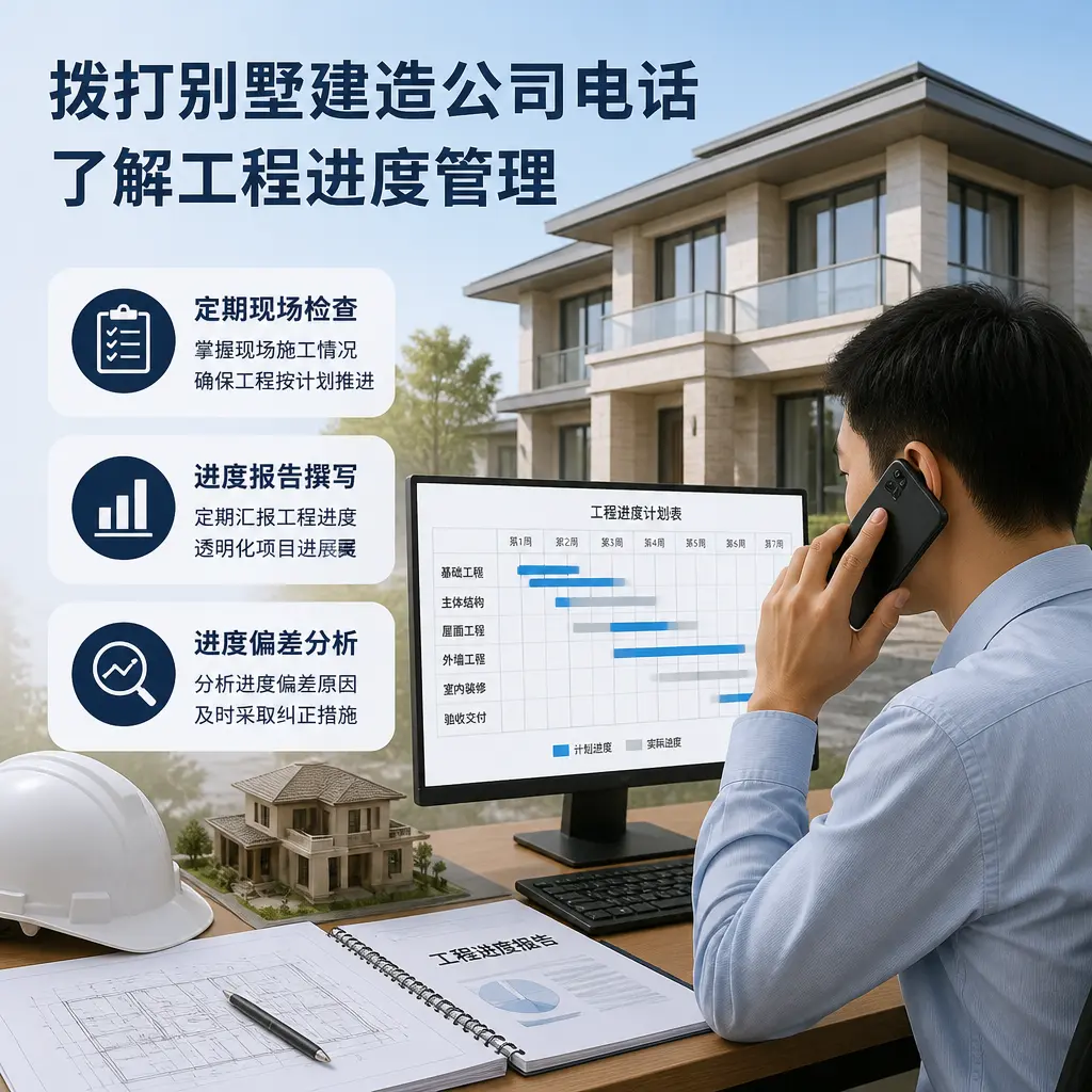 拨打龙里别墅建造公司电话,了解工程进度管理