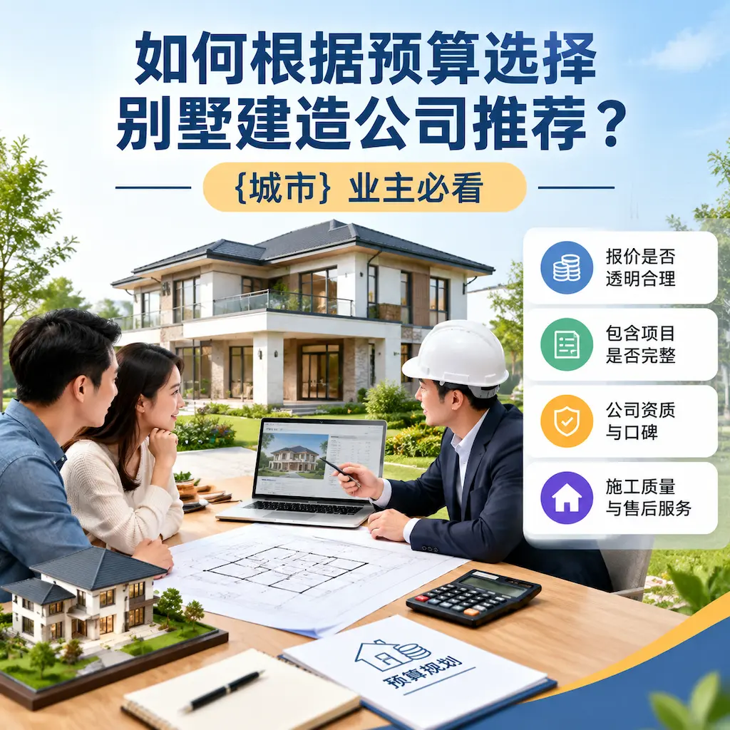 如何根据预算选择别墅建造公司推荐？ 龙里 业主必看