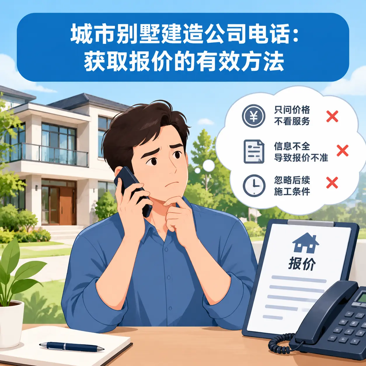 龙里别墅建造公司电话:获取报价的有效方法
