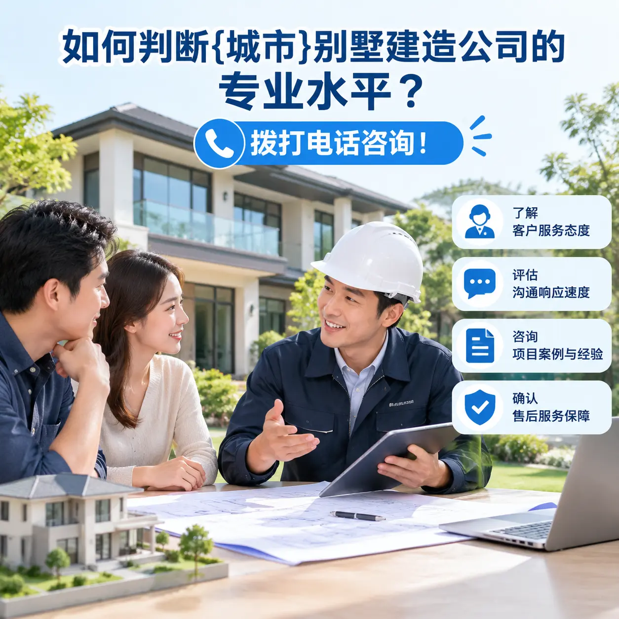 如何判断龙里别墅建造公司的专业水平？拨打电话咨询！
